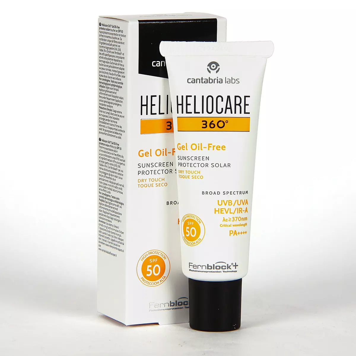 Heliocare 360 gel oil free toque seco
